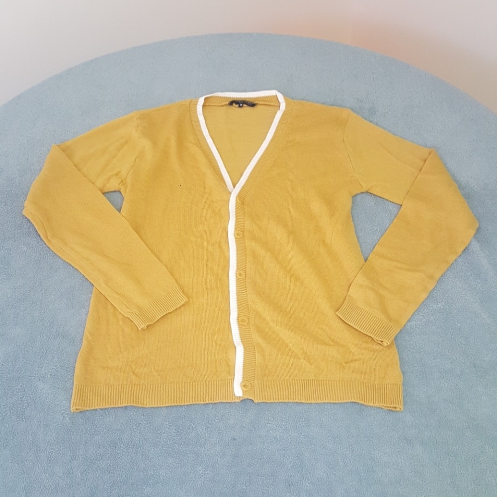 Cute Women's Oxygen Mustard Thin Sweater-M